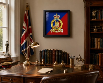 Adjutant General's Corps Queen's Crown Cap Badge Display Frame | Officially Licensed