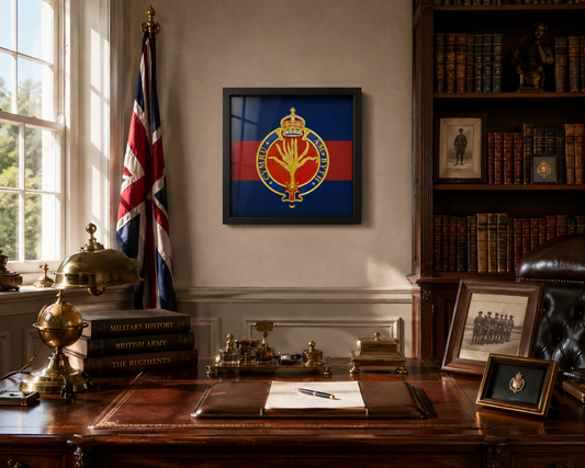 Welsh Guards King's Crown Cypher Display Frame | Officially Licensed