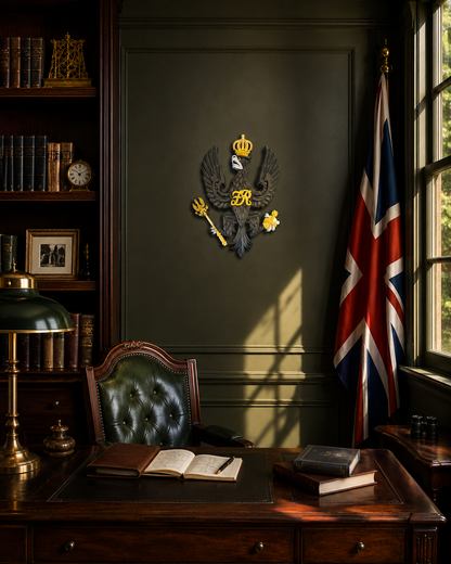 King's Royal Hussars 3D Printed Cap Badge | Official MOD-Licensed Gift