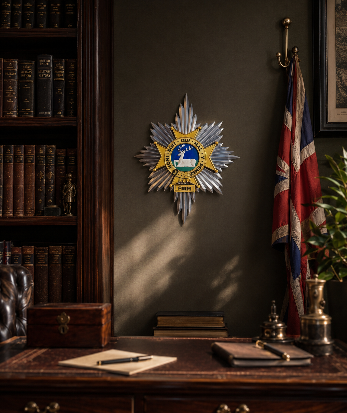 Worcestershire & Sherwood Foresters 3D Printed Cap Badge | Official MOD-Licensed Gift