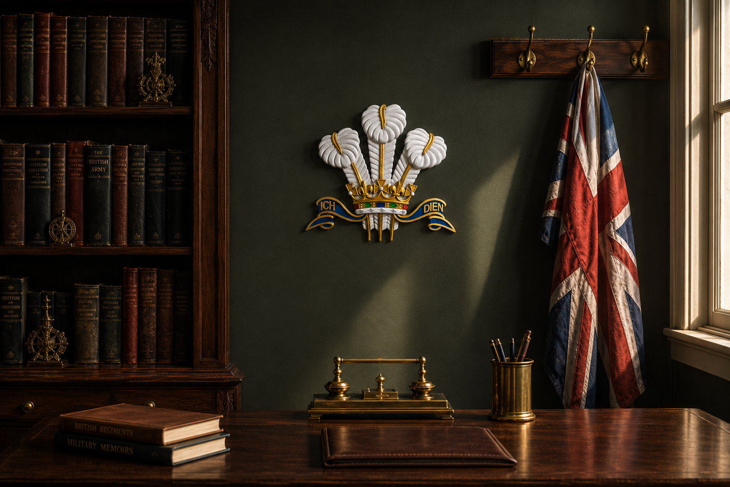 Royal Regiment of Wales 3D Printed Cap Badge | Full Colour | Official MOD-Licensed Gift