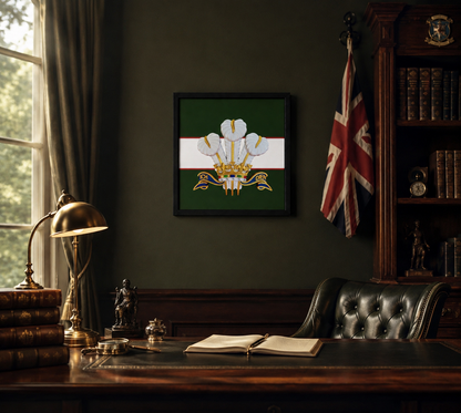 The Royal Regiment of Wales Cap Badge Display Frame | Officially Licensed