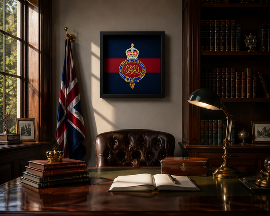 Grenadier Guards Cap Badge Display Frame – King's Crown | Officially Licensed