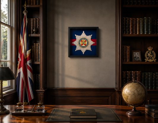 Irish Guards Cap Badge Display Frame | Officially Licensed