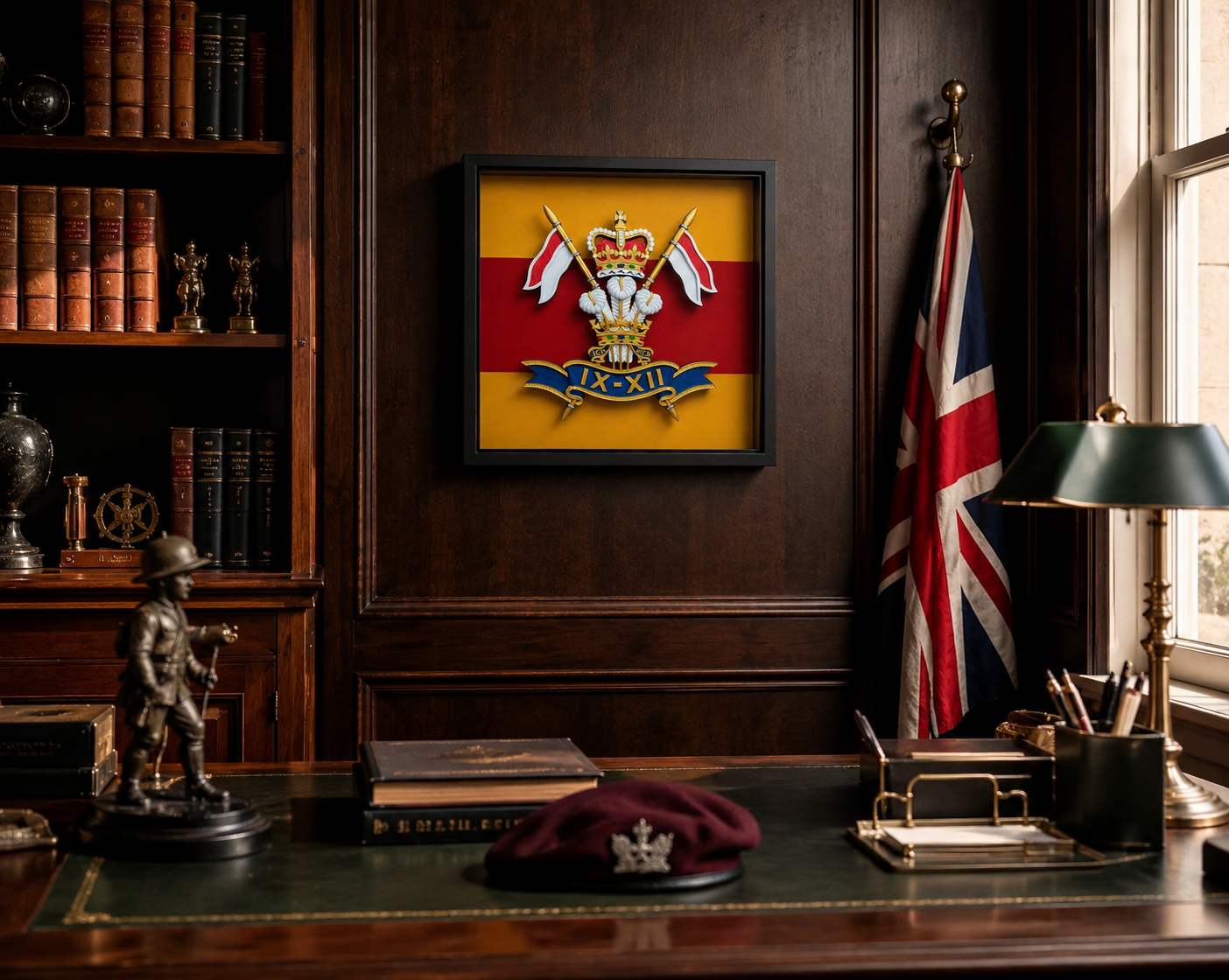 9th/12th Royal Lancers Cap Badge Display Frame | Official MOD-Licensed Gift