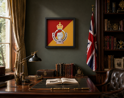 Royal Armoured Corps King's Crown Cap Badge Display Frame | Official MOD-Licensed Gift