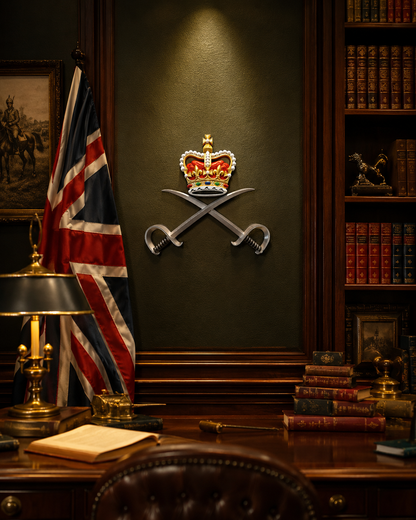 RAPTC Queen's Crown 3D Printed Cap Badge | Official MOD-Licensed Gift