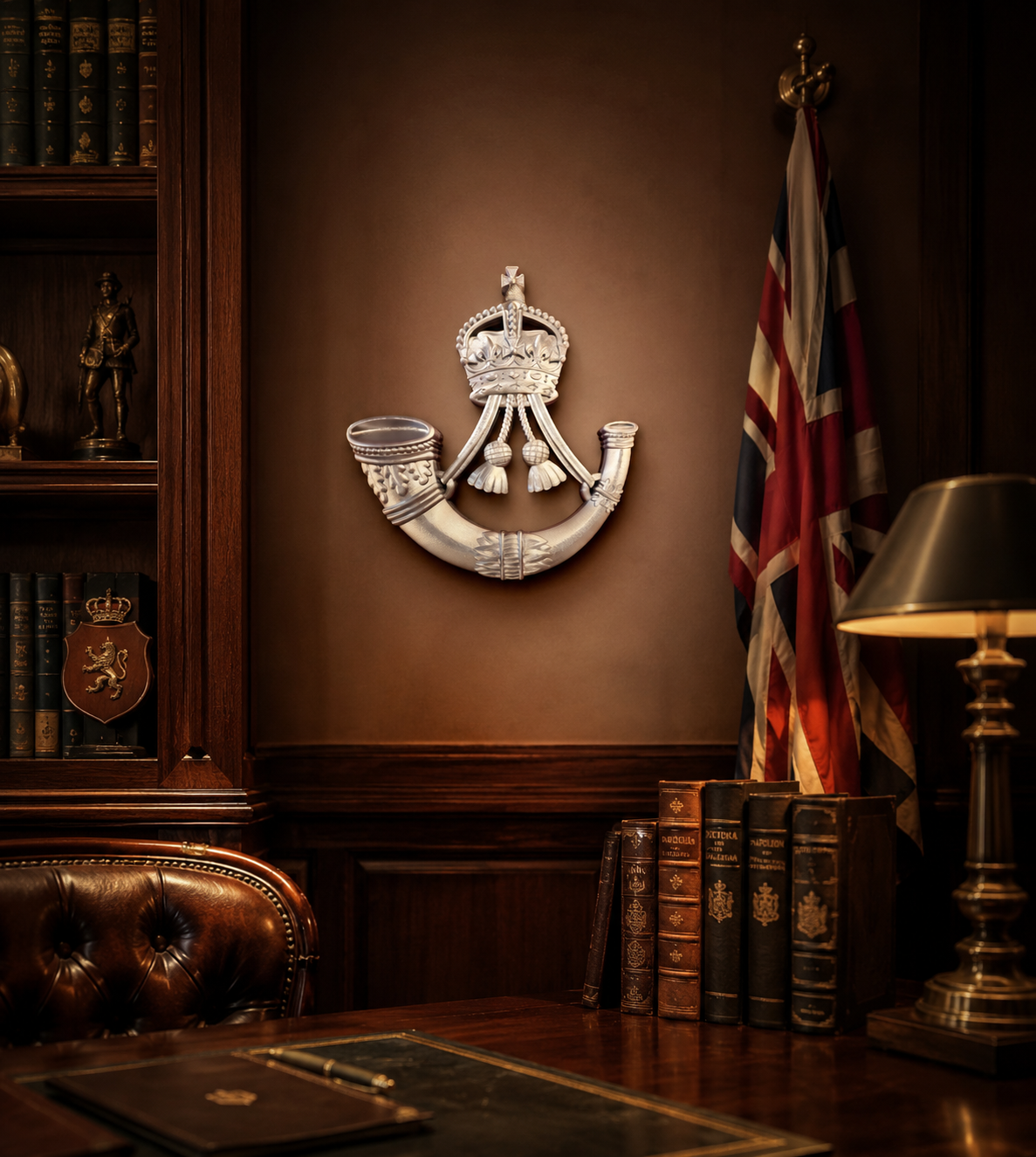The Rifles King's Crown Cap Badge | Officially Licensed