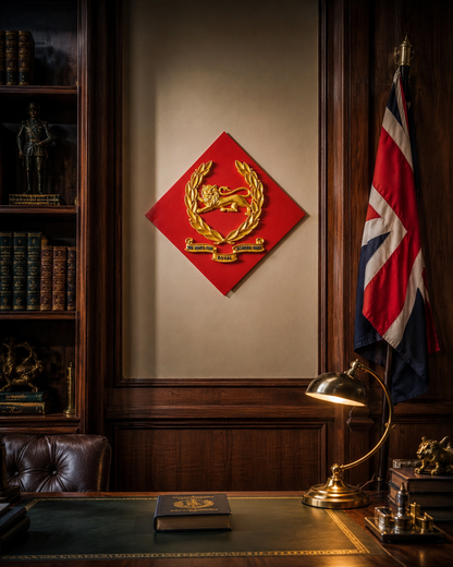King's Own Royal Border Regiment 3D Printed Cap Badge | Official MOD-Licensed Gift