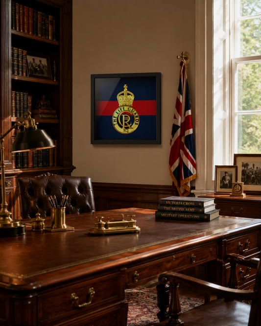 Life Guards Cap Badge Display Frame – King's Crown | Officially Licensed
