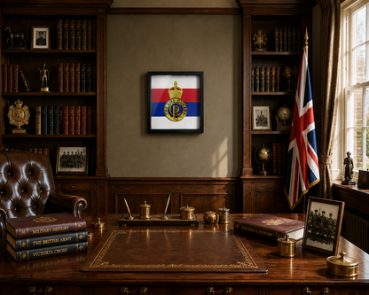 Life Guards Cap Badge Display Frame – King's Crown | Officially Licensed