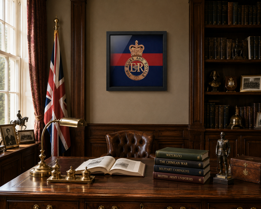 Blues and Royals Cap Badge Display Frame – Queen's Crown | Officially Licensed