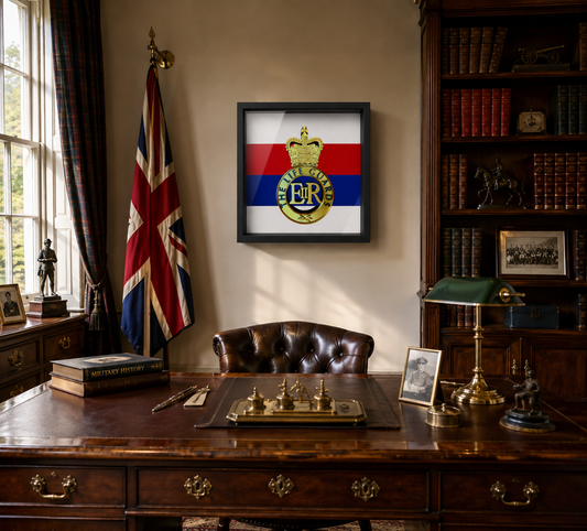 Life Guards Cap Badge Display Frame – Queen's Crown | Officially Licensed