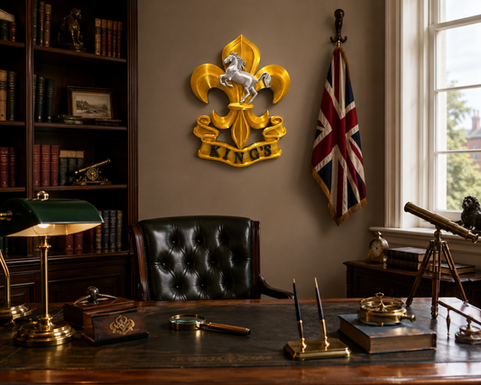 The King's Regiment Cap Badge | Officially Licensed