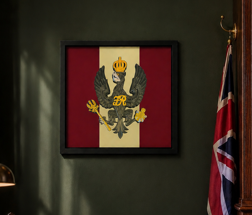 King's Royal Hussars Cap Badge Display Frame | Official MOD-Licensed Gift