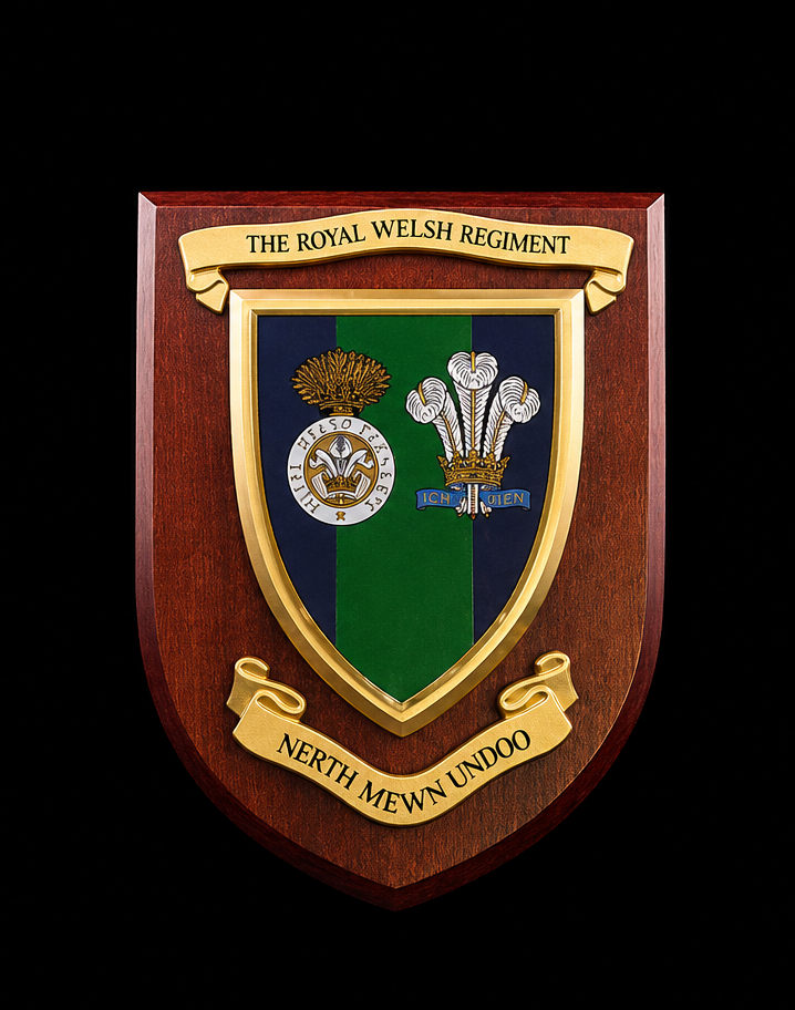 The Royal Welsh (RWR) - Wall Shield Plaque | MOD Licensed Seller