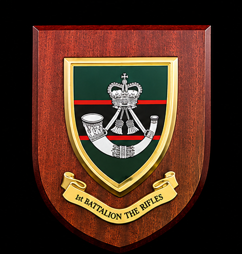 1st Bn The Rifles - Wall Shield Plaque | MOD Licensed Seller