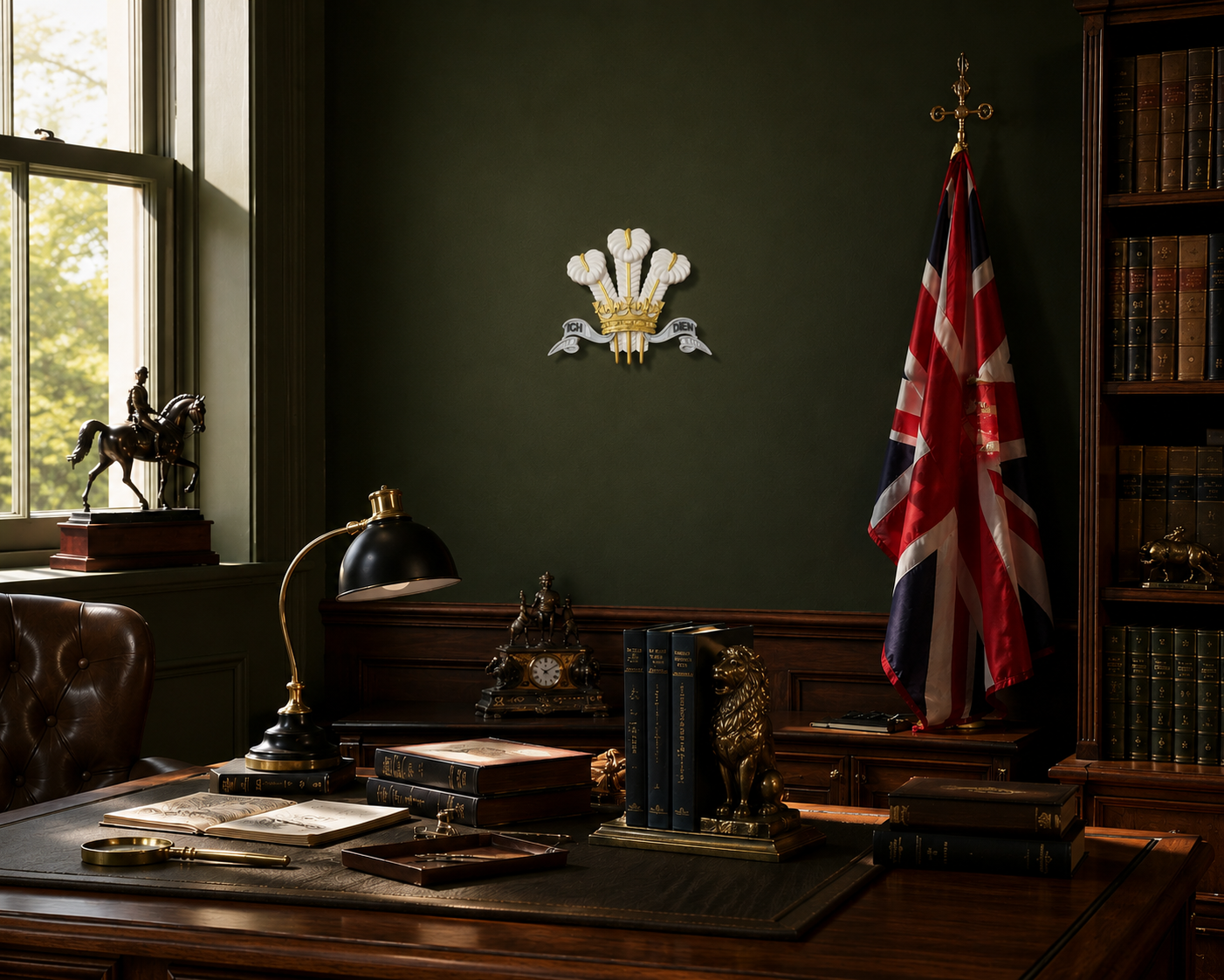 Royal Regiment of Wales 3D Printed Cap Badge | Silver, Gold & White | Official MOD-Licensed Gift