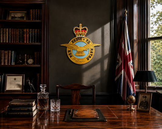 Royal Air Force Emblem Queen's Crown | Officially Licensed