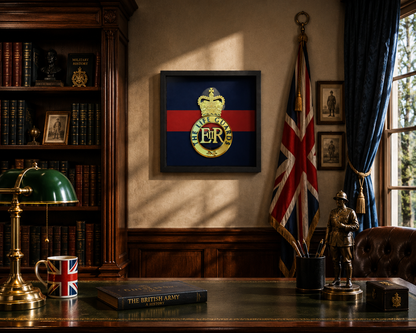 Life Guards Cap Badge Display Frame – Queen's Crown | Officially Licensed