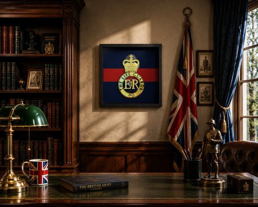 Life Guards Cap Badge Display Frame – Queen's Crown | Officially Licensed