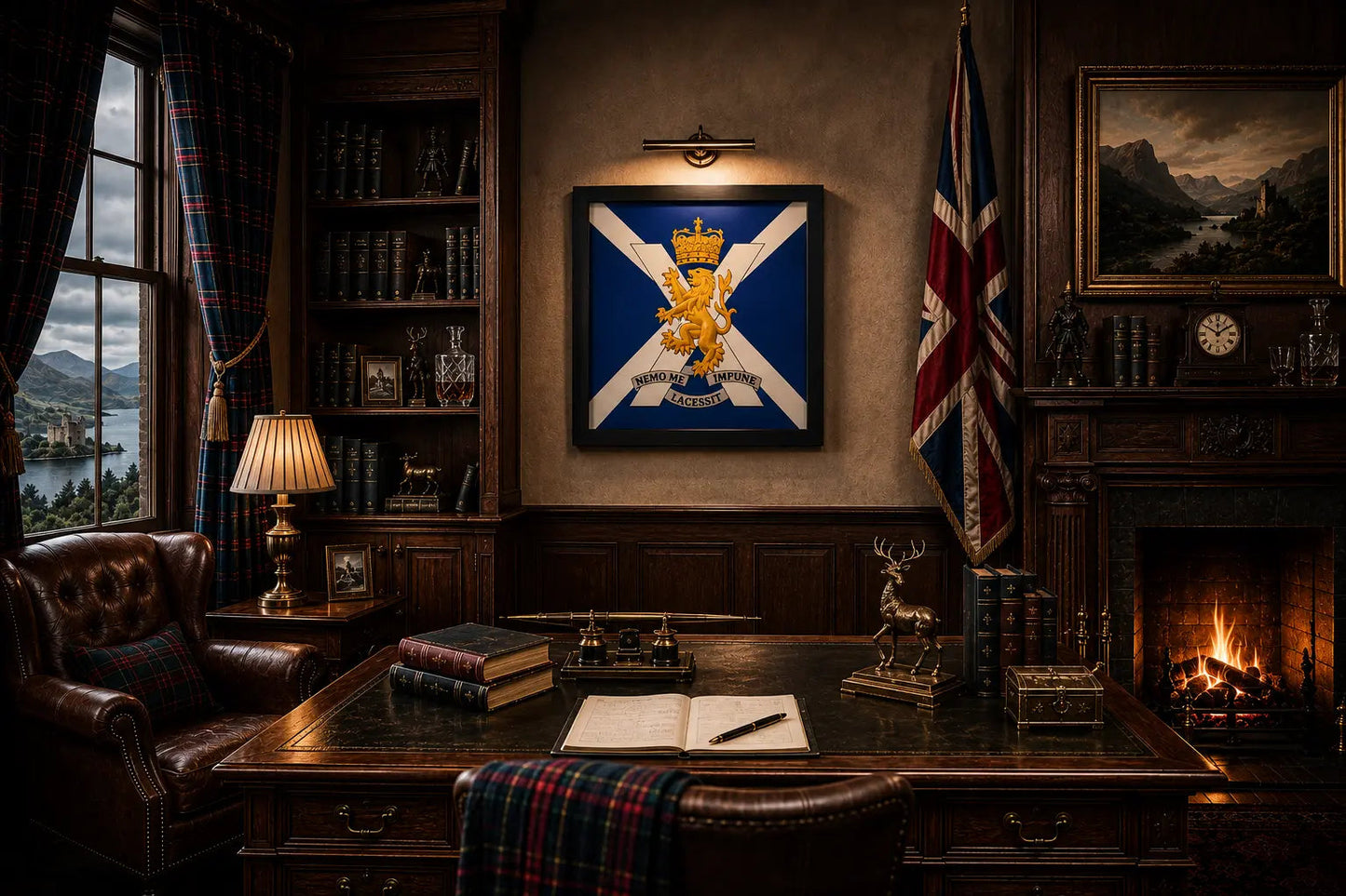 Royal Regiment of Scotland Cap Badge Display Frame | Officially Licensed
