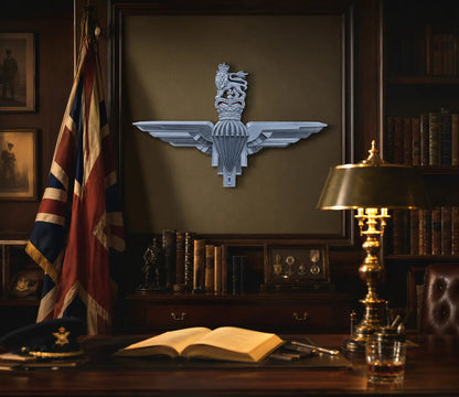 Parachute Regiment Queen's Crown XL Cap Badge