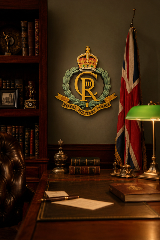 Royal Military Police King's Crown Cap Badge