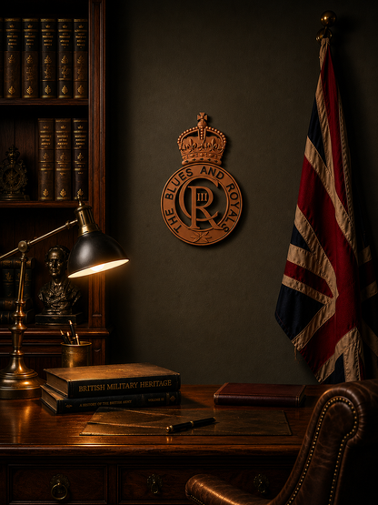 Blues and Royals King's Crown Cap Badge