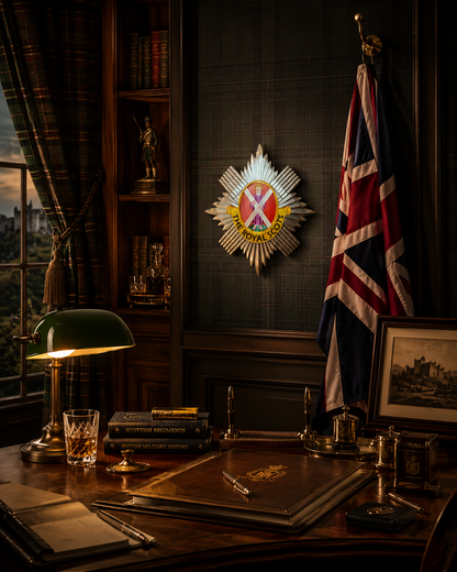 The Royal Scots (The Royal Regiment) 3D Printed Cap Badge