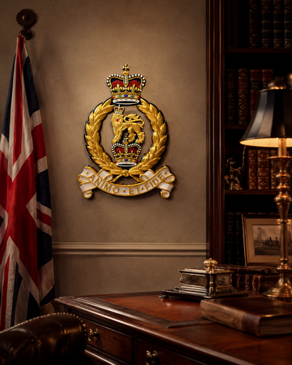Adjutant General's Corps 3D Printed Cap Badge – Queen's Crown