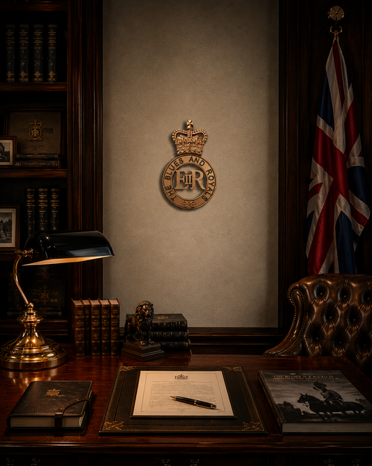 Blues and Royals Queen's Crown Cap Badge