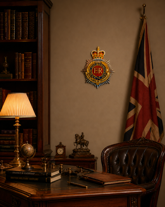 Royal Corps of Transport Queen's Crown Cap Badge