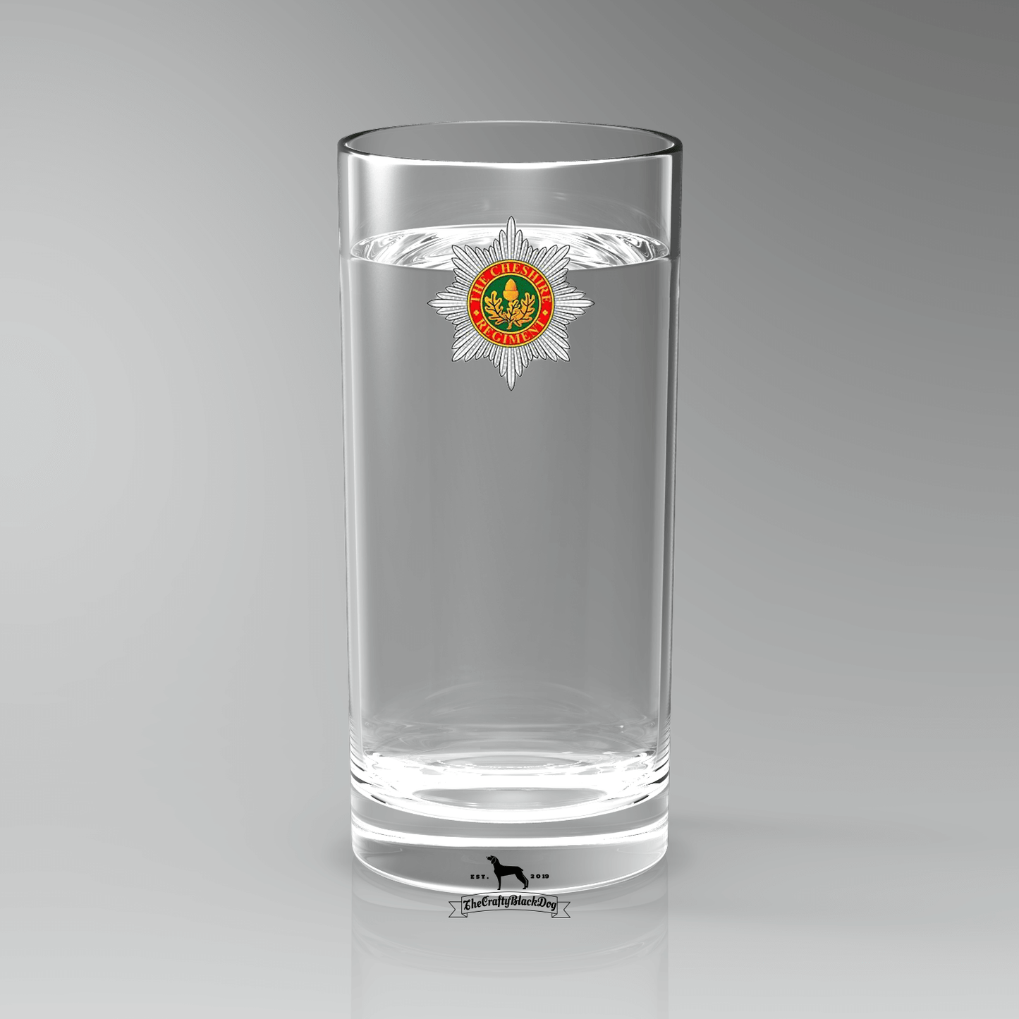 Cheshire Regiment - Highball Glass(es)