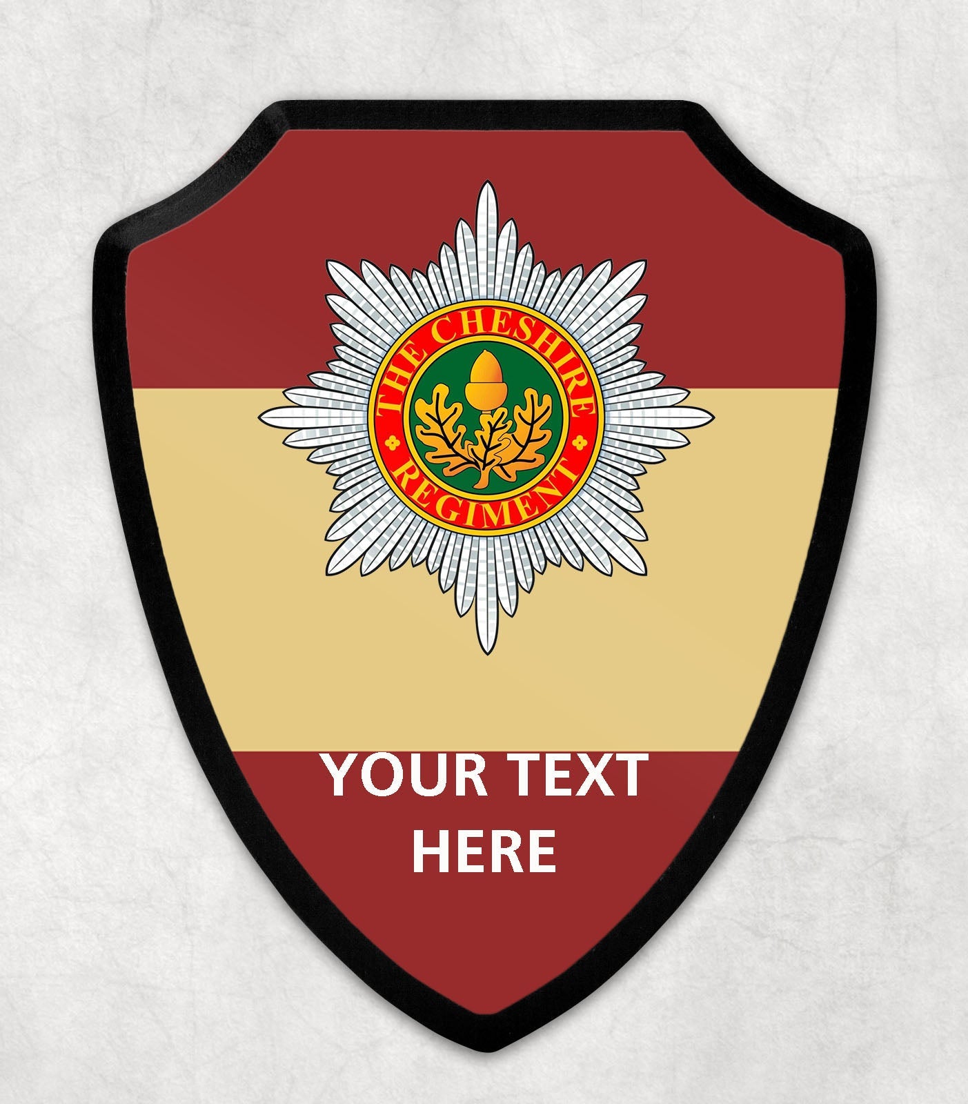 Cheshire Regiment - Printed Wall Shield