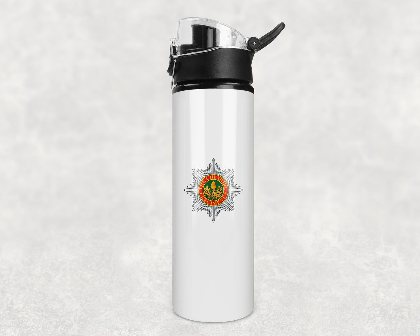 Cheshire Regiment - Flip Top Water Bottle