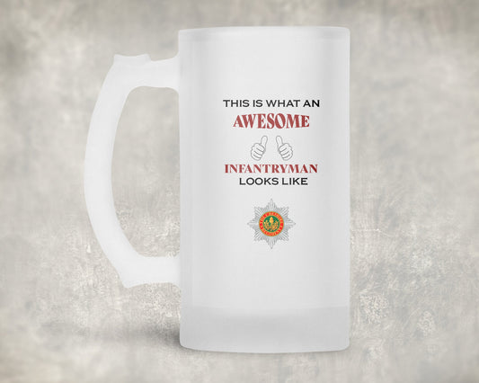 Cheshire Regiment - Awesome Frosted Stein
