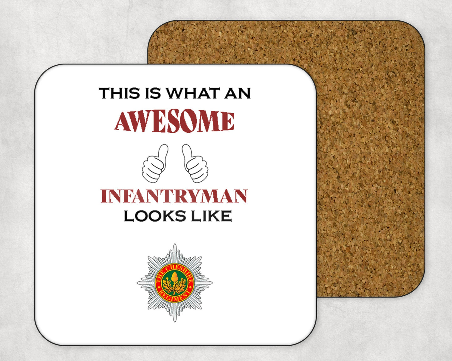 Cheshire Regiment - Awesome Coasters