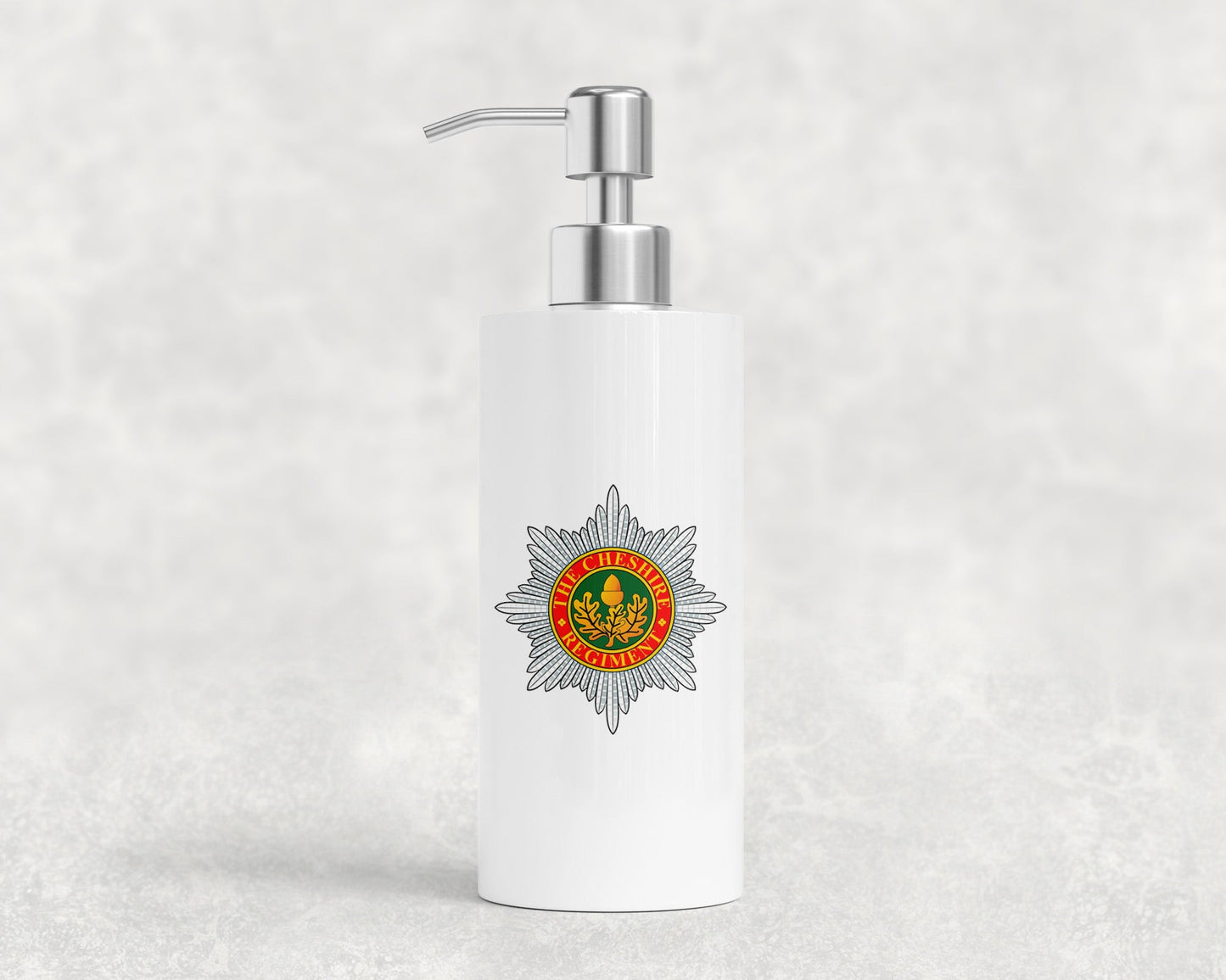 Cheshire Regiment - Toothbrush Holder and Soap Dispenser