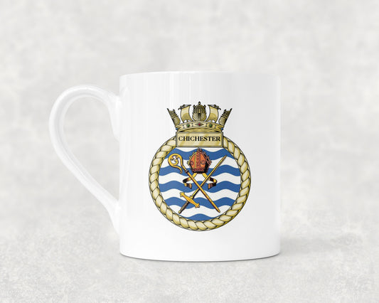HMS Chichester - Bone China Mug
