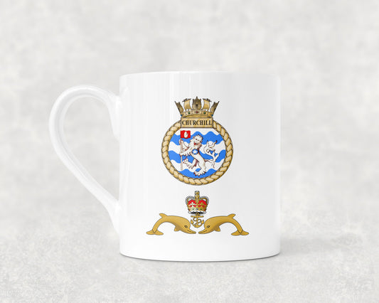 HMS Churchill - Bone China Mug