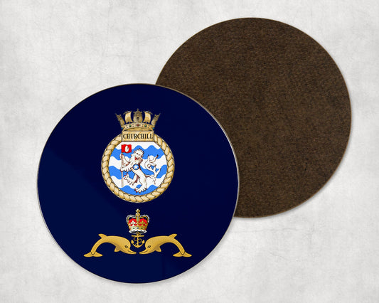 HMS Churchill - Round Coaster Set