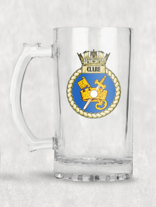 HMS Clare - Tankard/Beer Mug/Stein