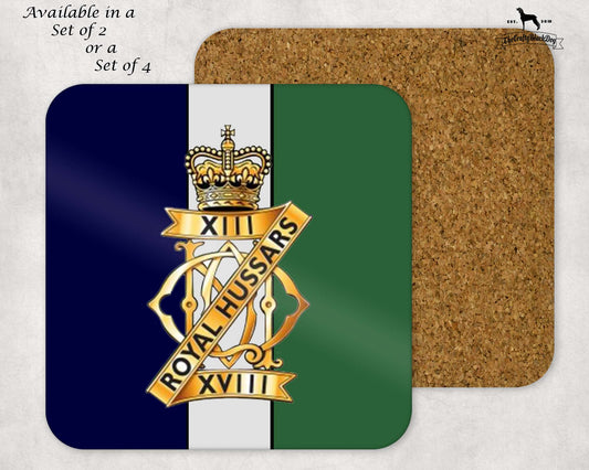 13th/18th Royal Hussars - Coaster Set