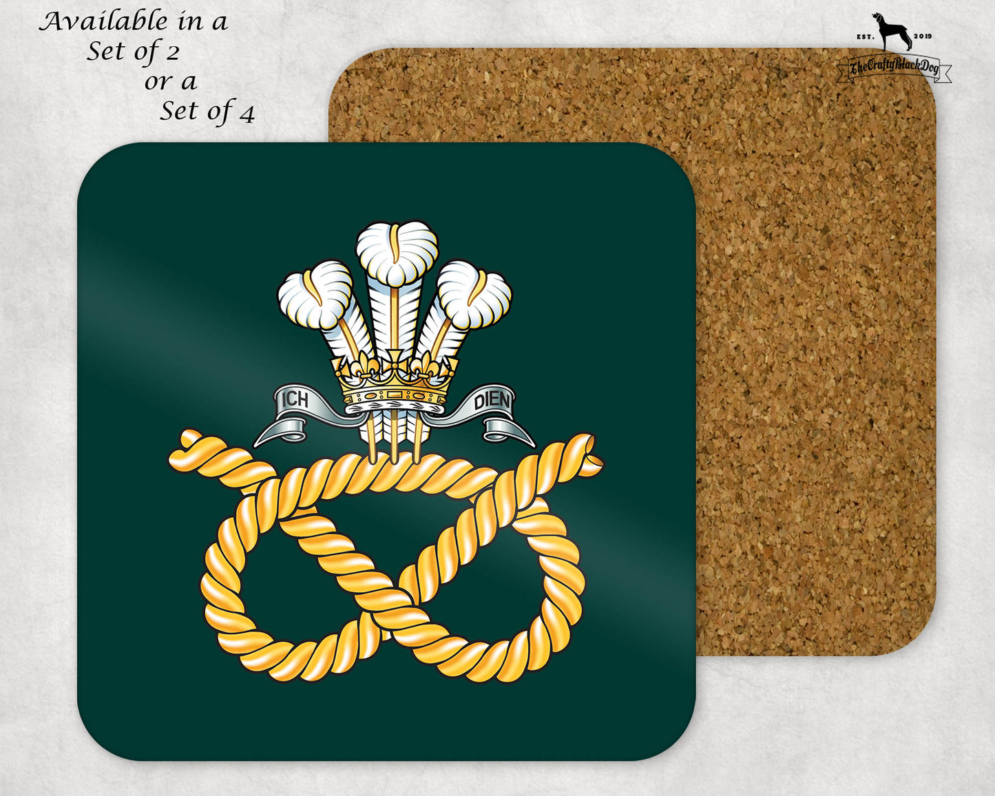 Staffordshire Regiment - COASTER SET