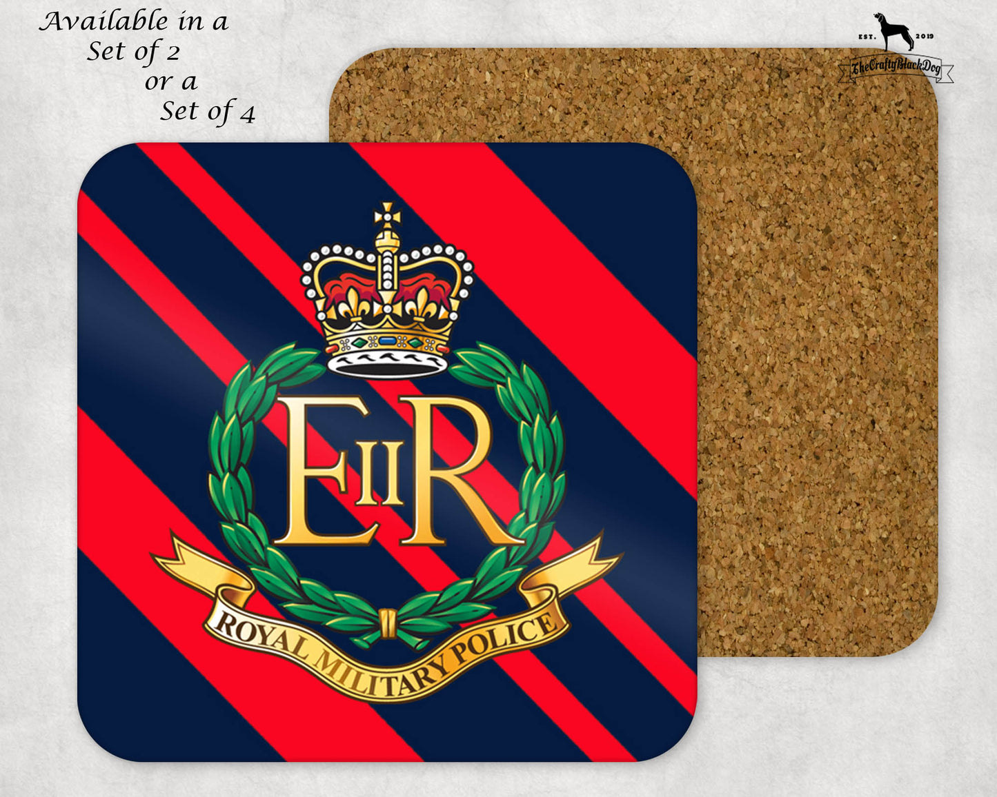 ROYAL MILITARY POLICE  - COASTER SET