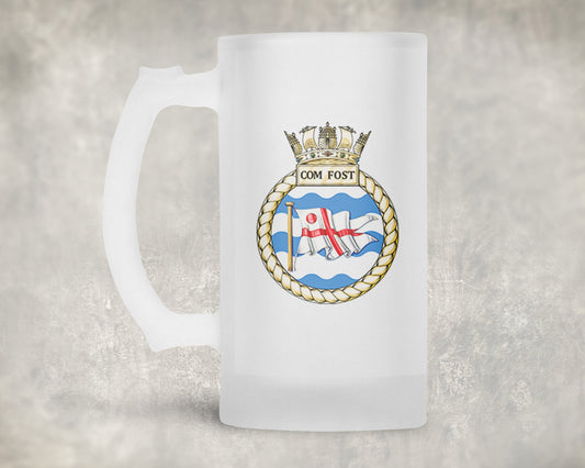 Commander Fleet Operational Sea Training - Com Fost - Frosted Stein/Tankard/Beer Mug - Frosted Stein/Tankard/Beer Mug