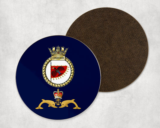 HMS Conqueror - Round Coaster Set