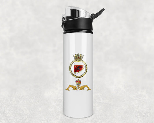 HMS Conqueror - Flip Top Water Bottle