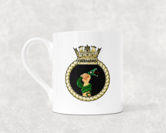 HMS Courageous - Bone China Mug